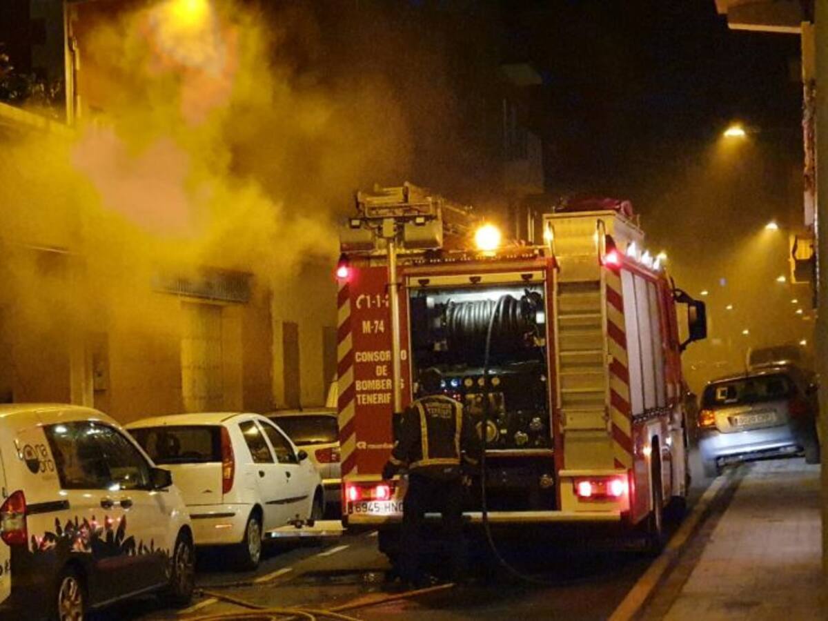 Muere una mujer de 90 años en el incendio de su vivienda en Tenerife