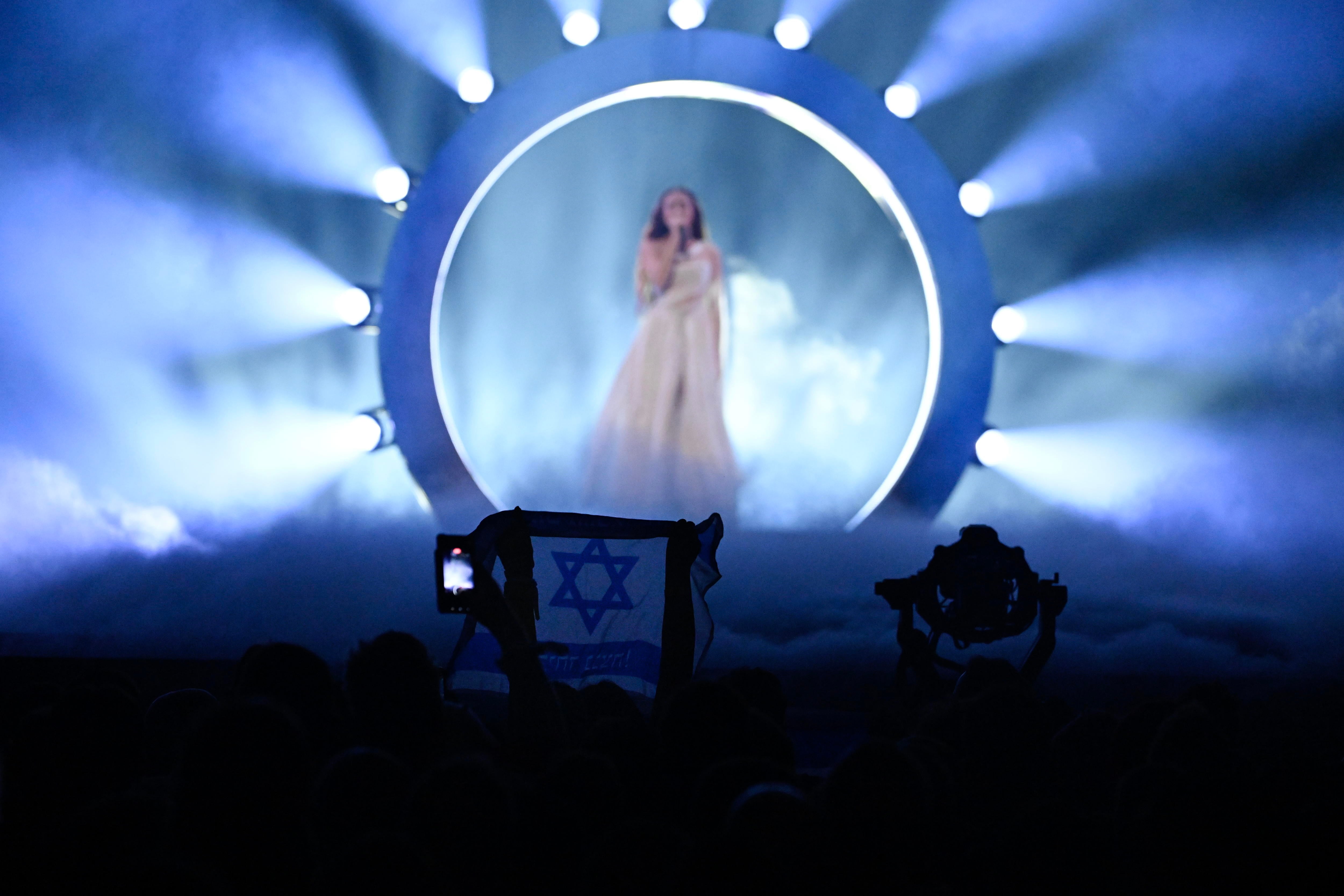 Eden Golan, representante de Israel durante la segunda semifinal de Eurovisión.