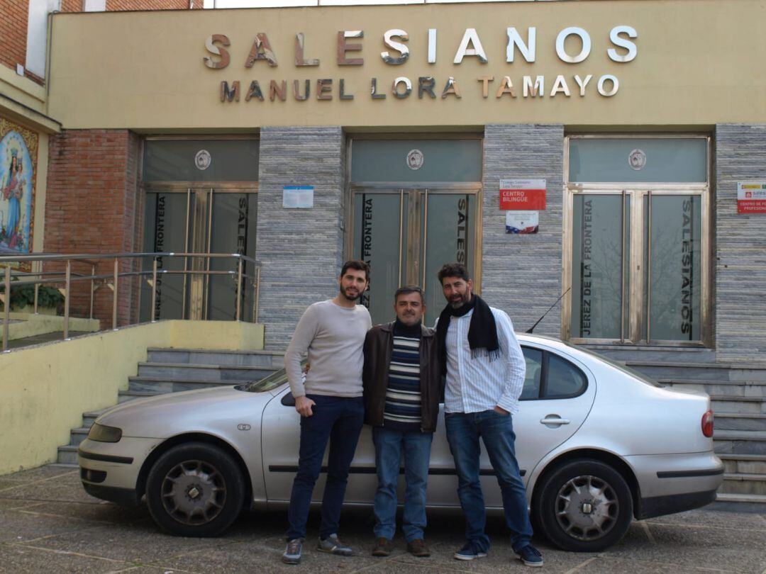 Daniel González, Antonio Berraquero y Pedro Peramo. 