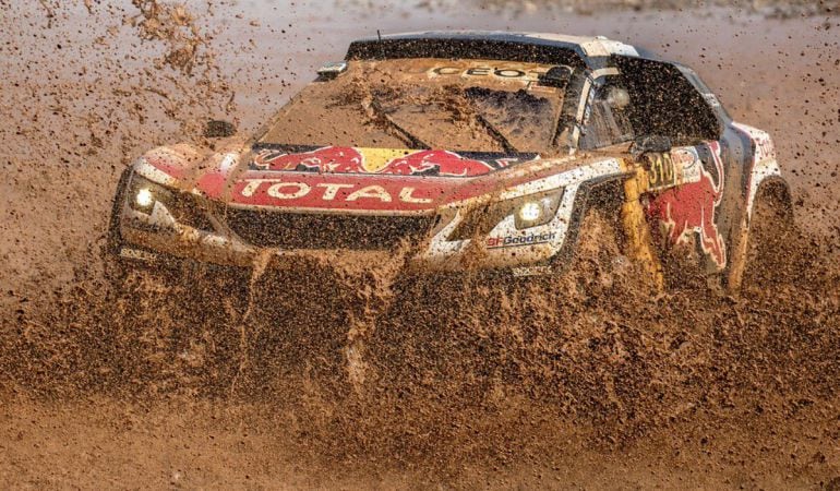 Carlos Sainz, durante el Rally de Marruecos