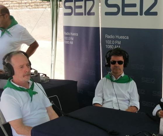El alcalde Luis Felipe y el concejal Ramón Lasaosa hicieron balance en Radio Huesca