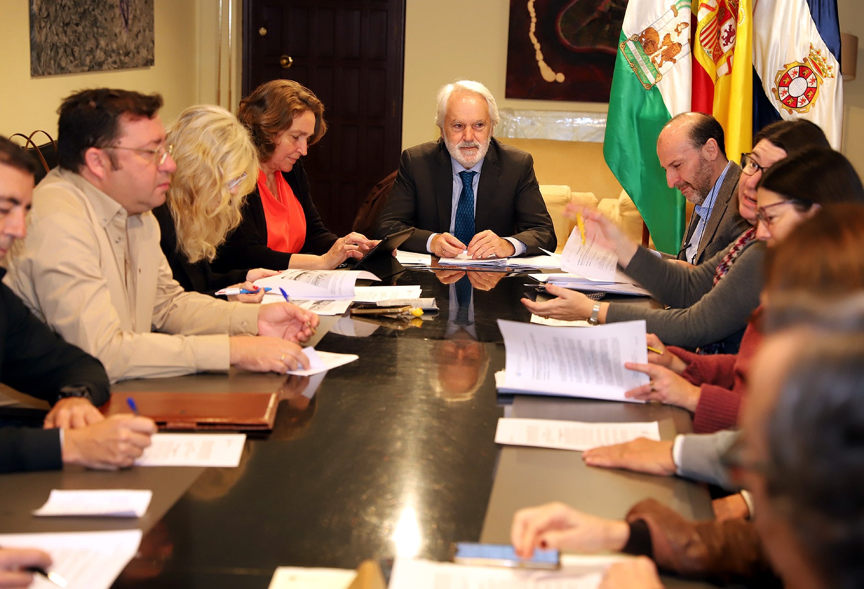 Comisión de patrimonio en el Ayuntamiento de Jerez