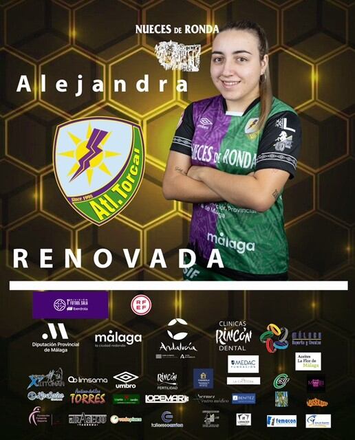 La jugadora del Nueces de Ronda Atlético Torcal Alejandra Rochel, renueva por una temporada