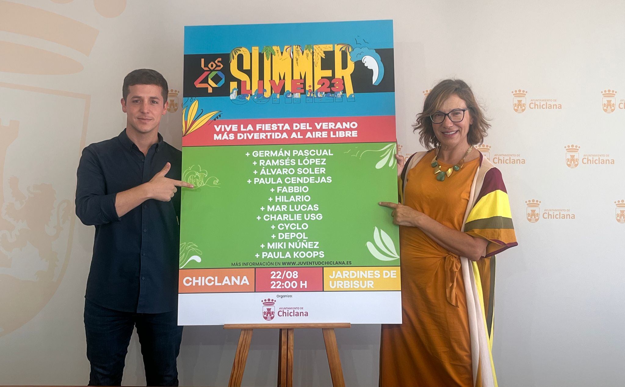 José Alberto Cruz y Lourdes Acosta presentan el concierto Los 40 Summer Live