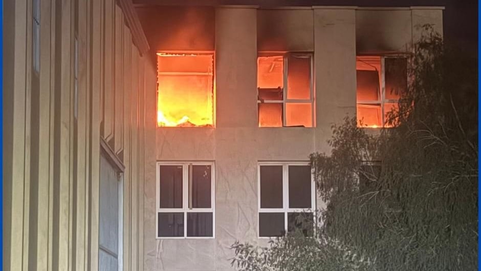 Se necesitó más de una hora y media para extinguir el fuego