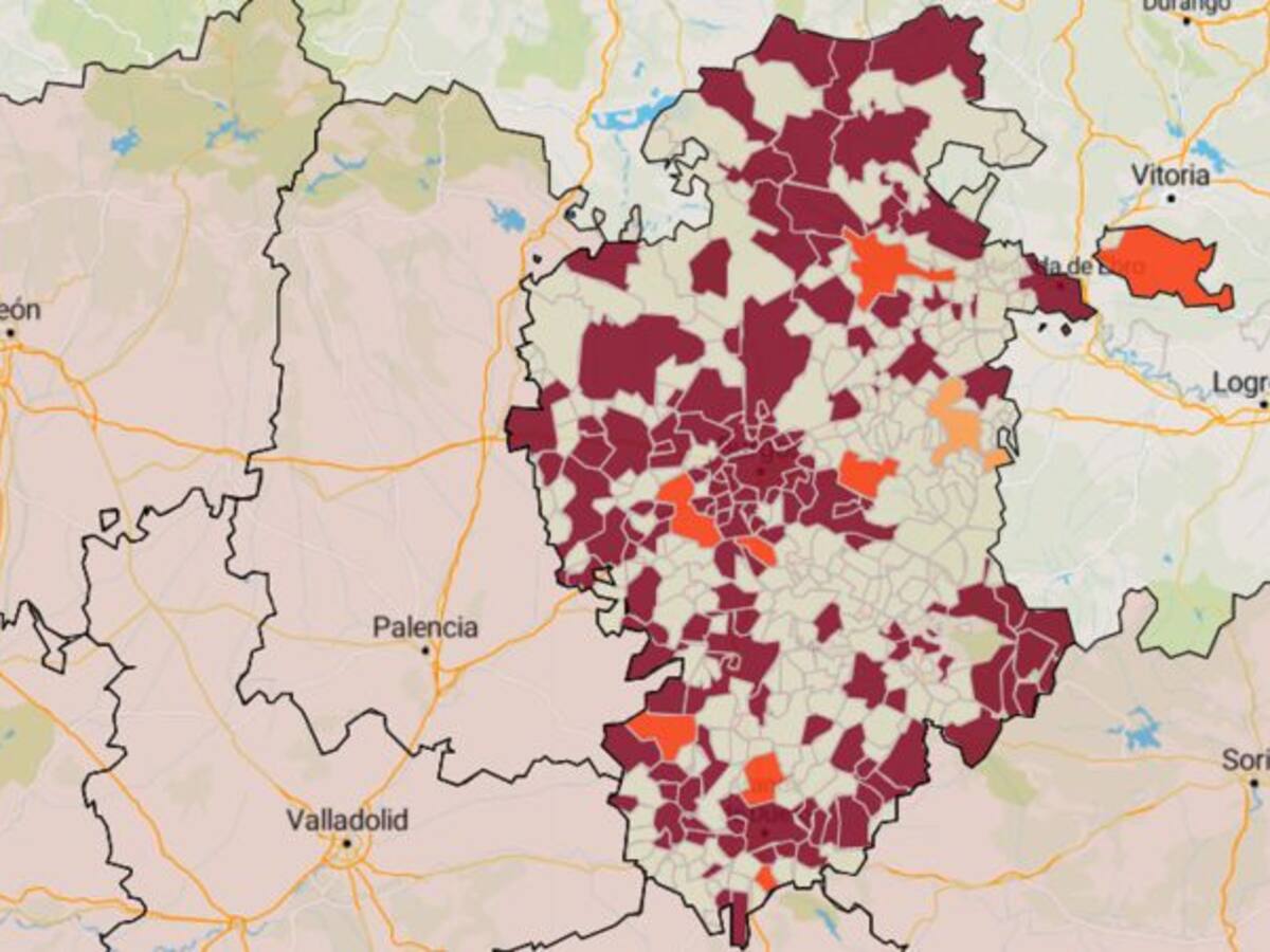 La incidencia del covid en Aranda es la mitad que en Burgos capital y está por debajo de la media provincial