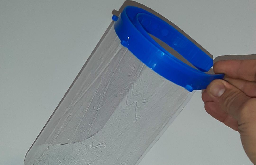 Imagen de archivo de una pantalla de protección