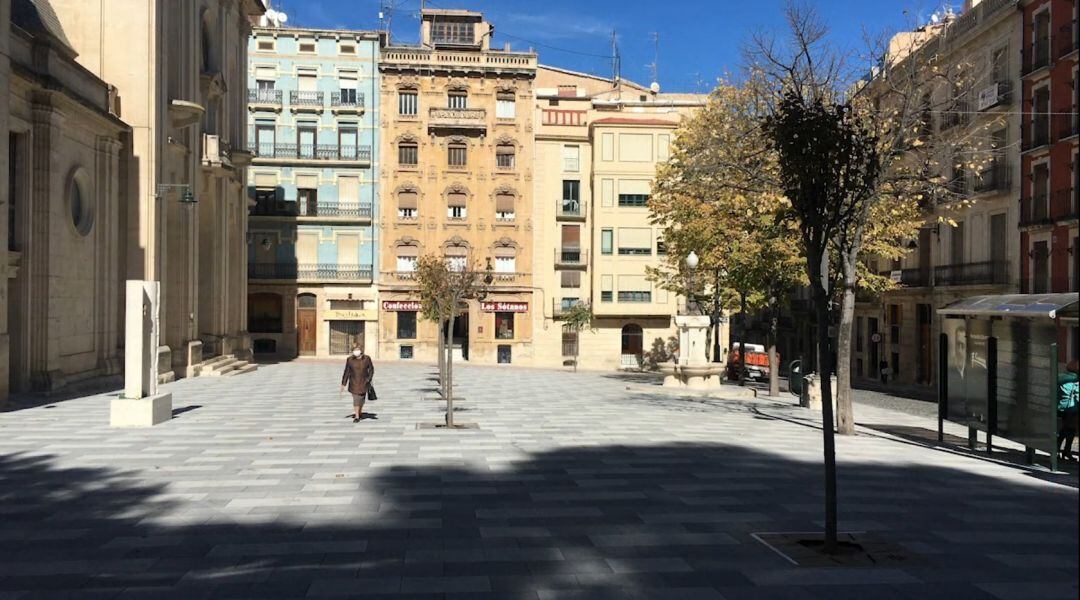 Plaza Ramón y Cajal tras la reforma