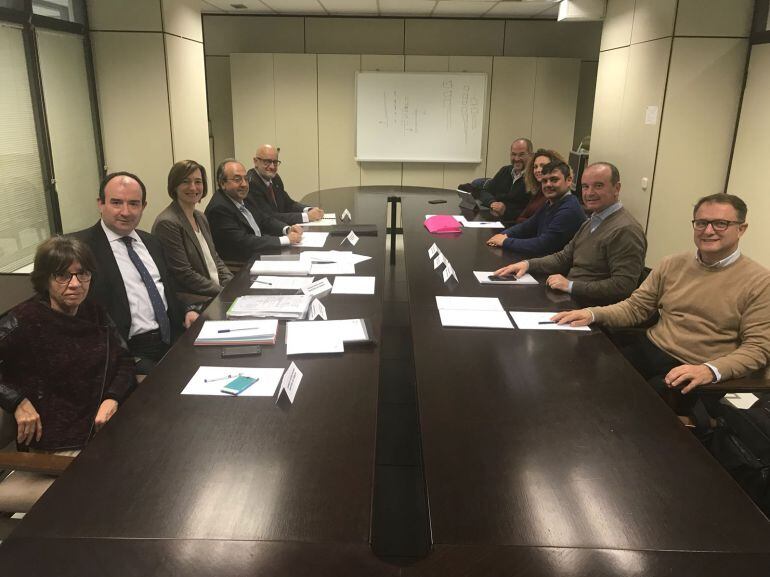 Un momento durante la reunión