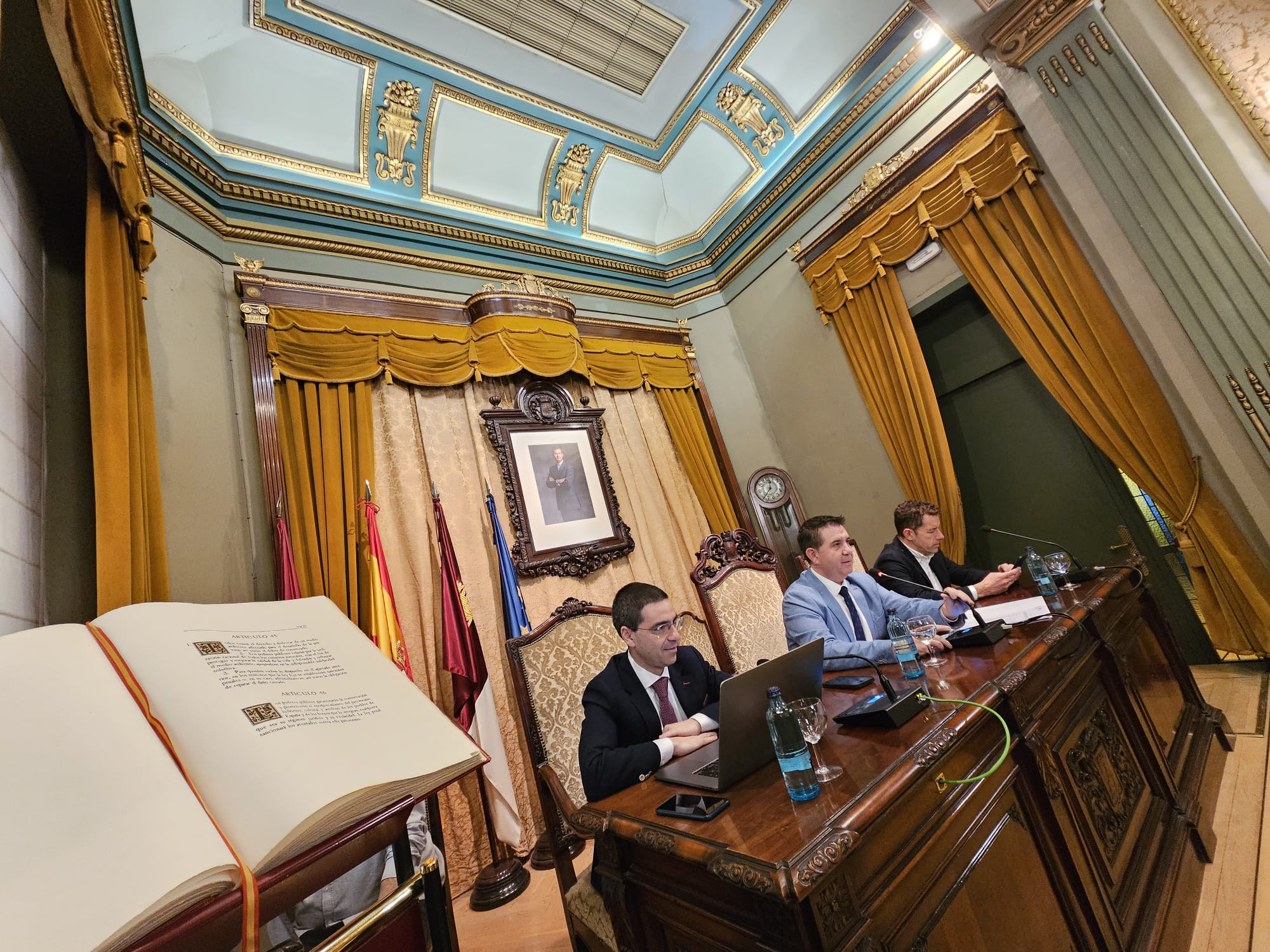 Pleno de la Diputación de Albacete celebrado este jueves