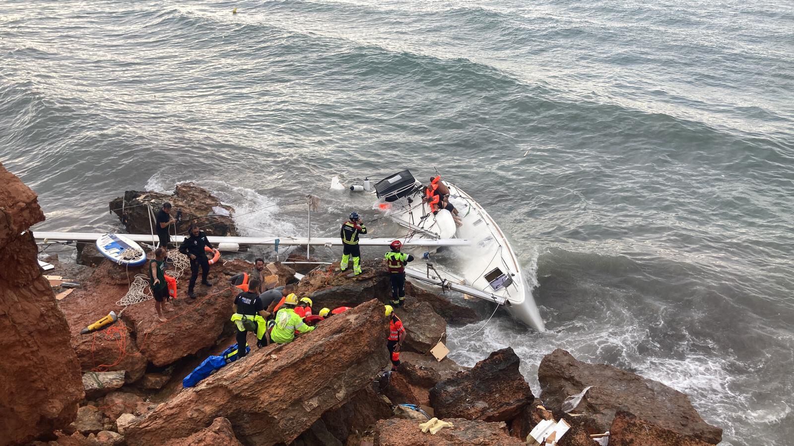 Rescate en Cala Saona