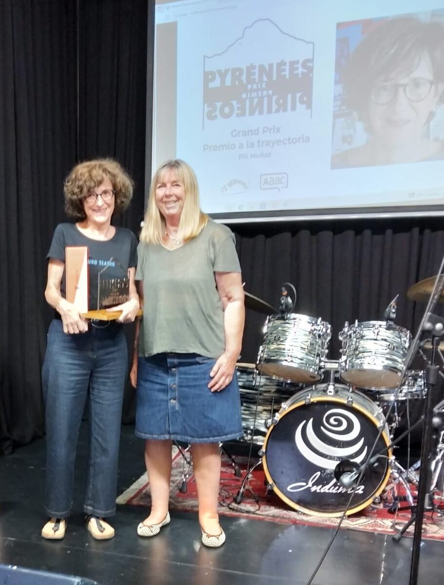 Entrega de premios en el salón del cómic internacional en Sabiñánigo (Foto: D. Viñuales)