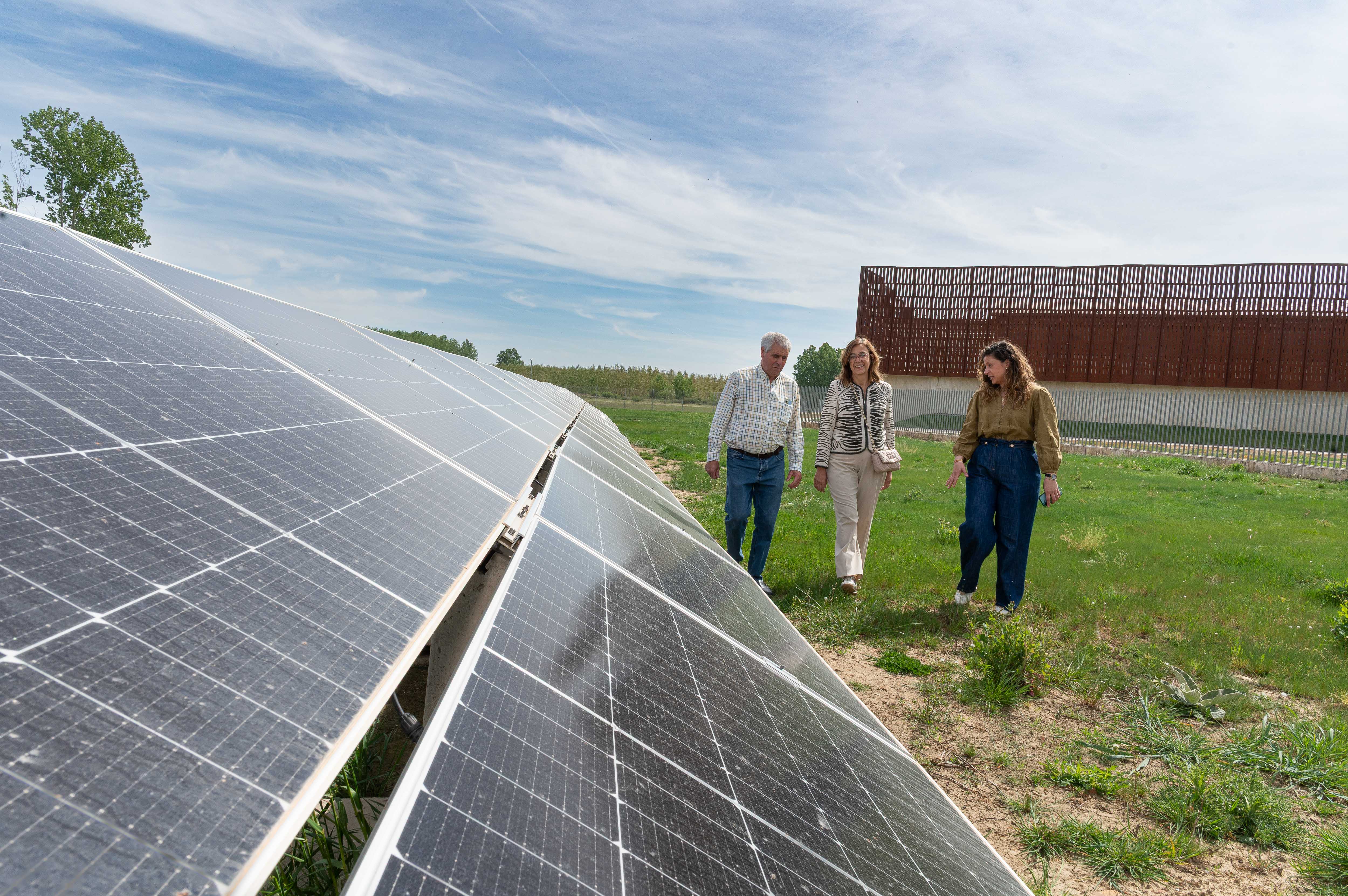 Placas solares en La Olmeda