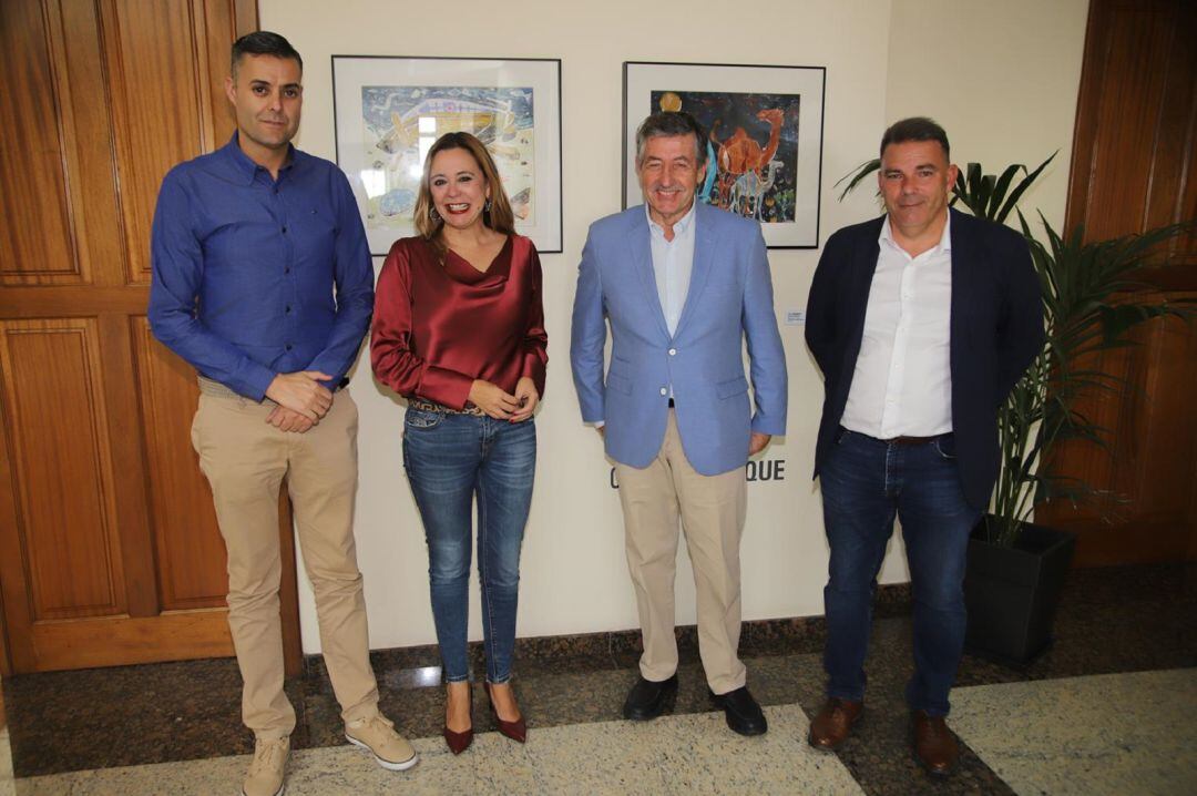 Reunión con los representantes de las federaciones Española y Canaria de Piragüismo.