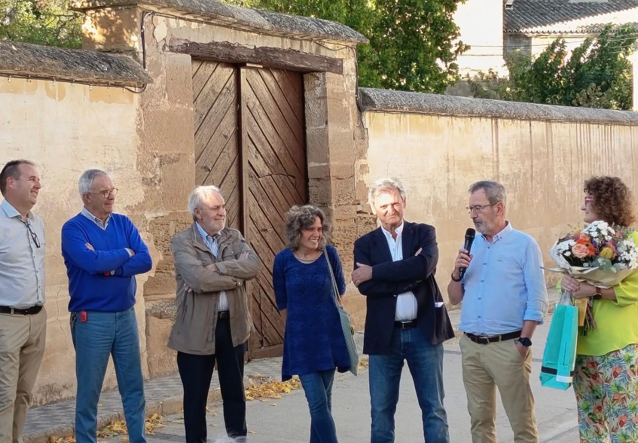 José Carlos Vázquez, en un momento del homenaje (foto: M. Vitalla)