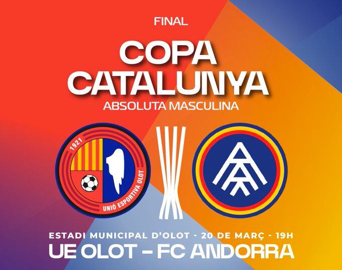 Cartell oficial de la final de la Copa Catalunya
