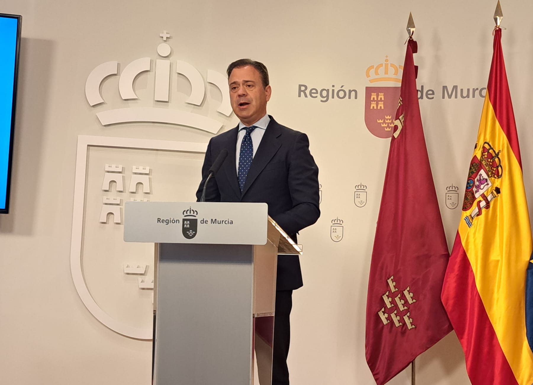 Marcos Ortuño, portavoz del Gobierno