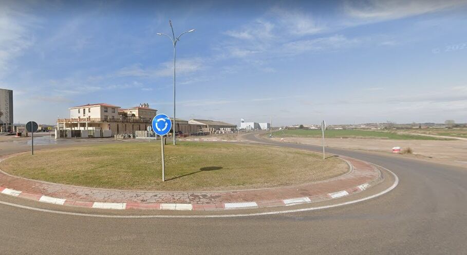 Rotonda en la que tuvo lugar el incidente