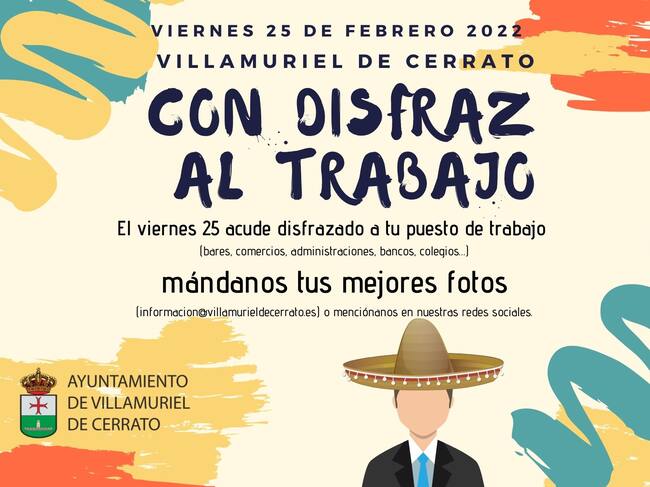 Villamuriel propone a sus vecinos ir disfrazados al trabajo en Carnaval