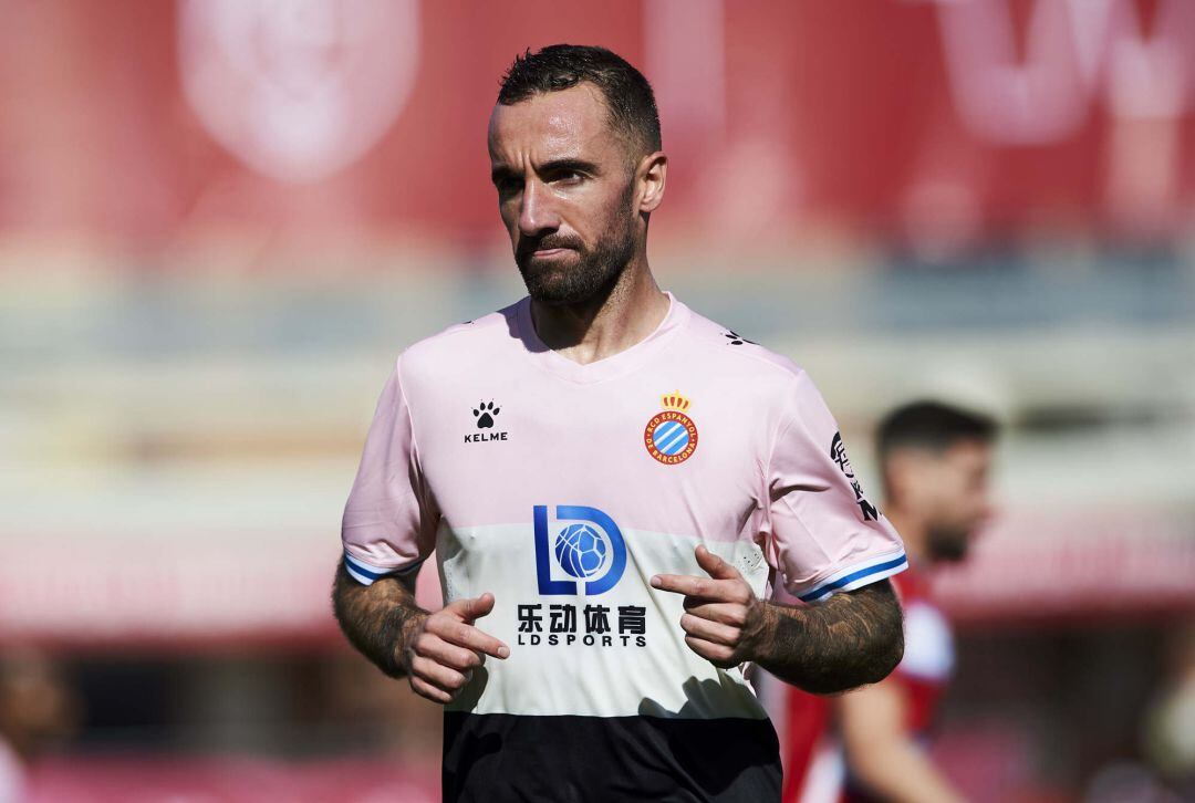 Sergi Darder con la camiseta del Espanyol