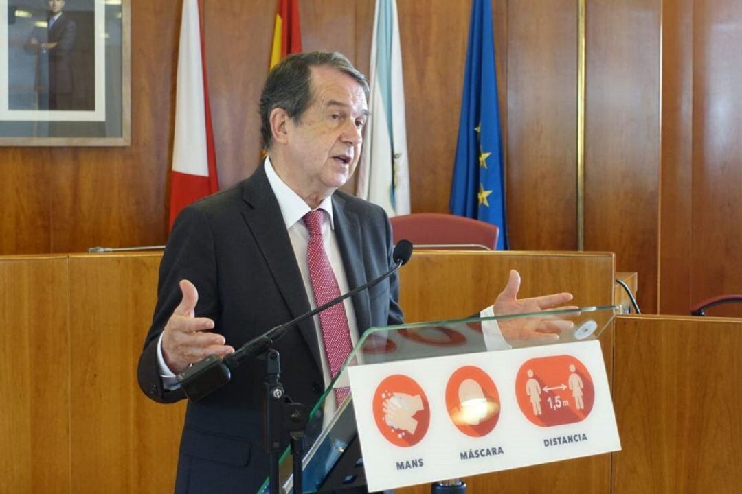 Abel Caballero en rueda de prensa