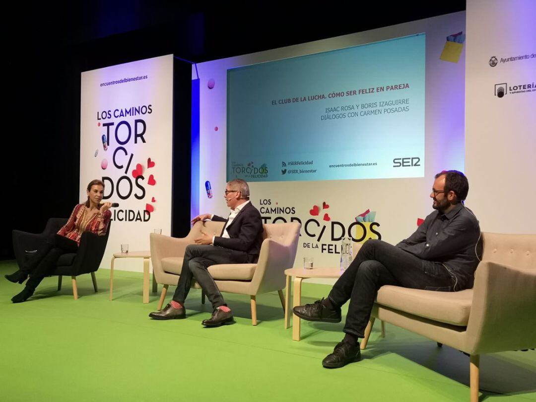 Carmen Posadas, Boris Izaguirre e Isaac Rosa en el Encuentro del Bienestar en Cádiz