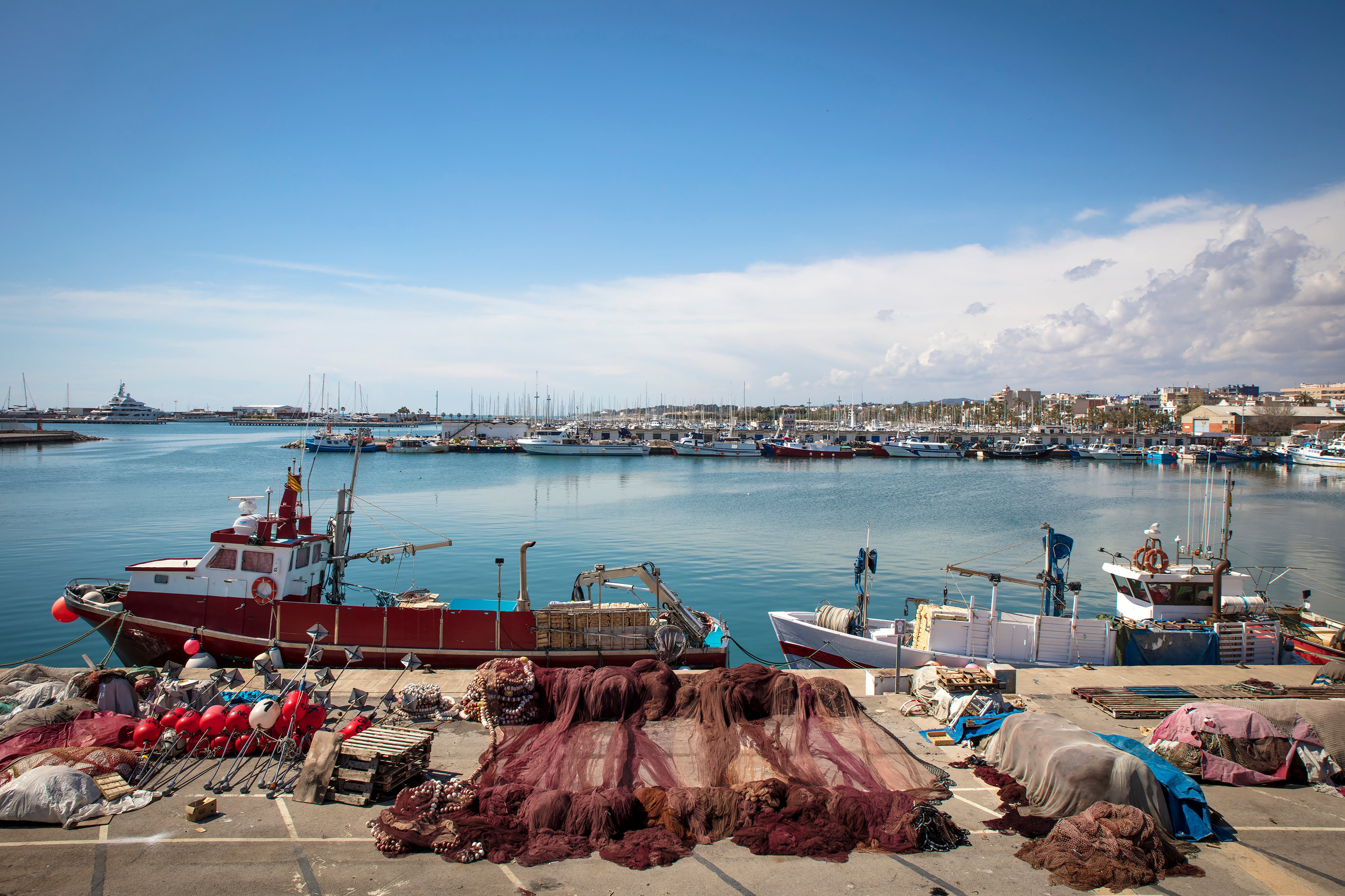 Seaport of Vilanova i la Geltrú, Barcelona - Spain