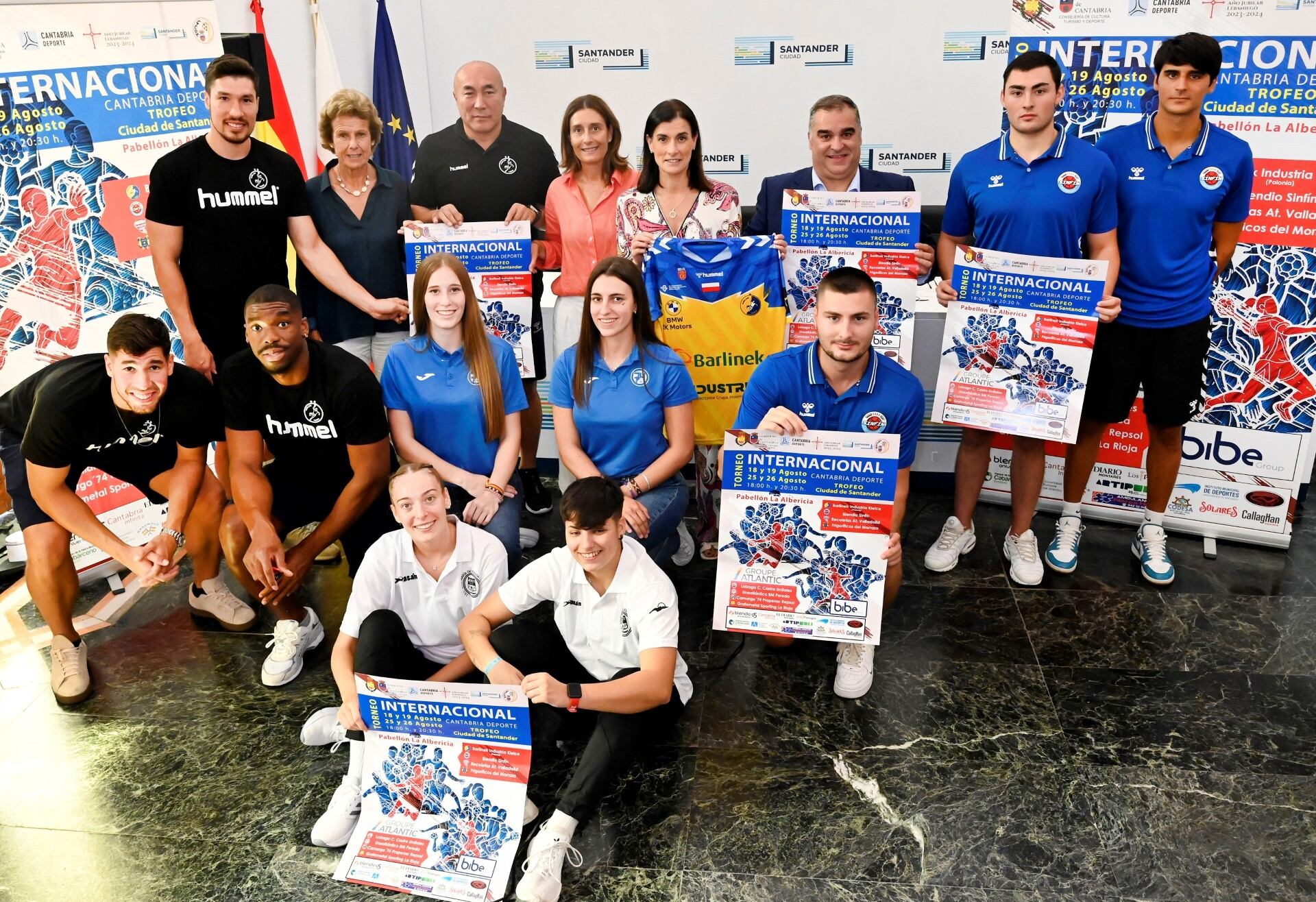 Presentación Torneo Internacional de Balonmano de Cantabria