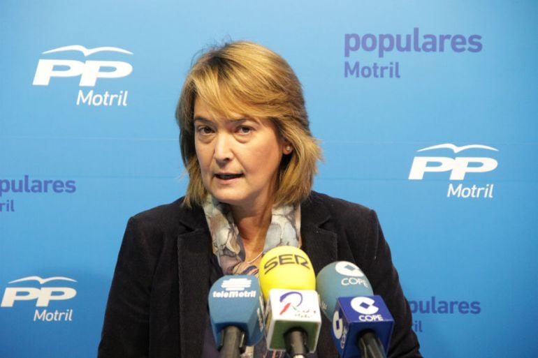 La portavoz del PP en Motril,Luisa García Chamorro