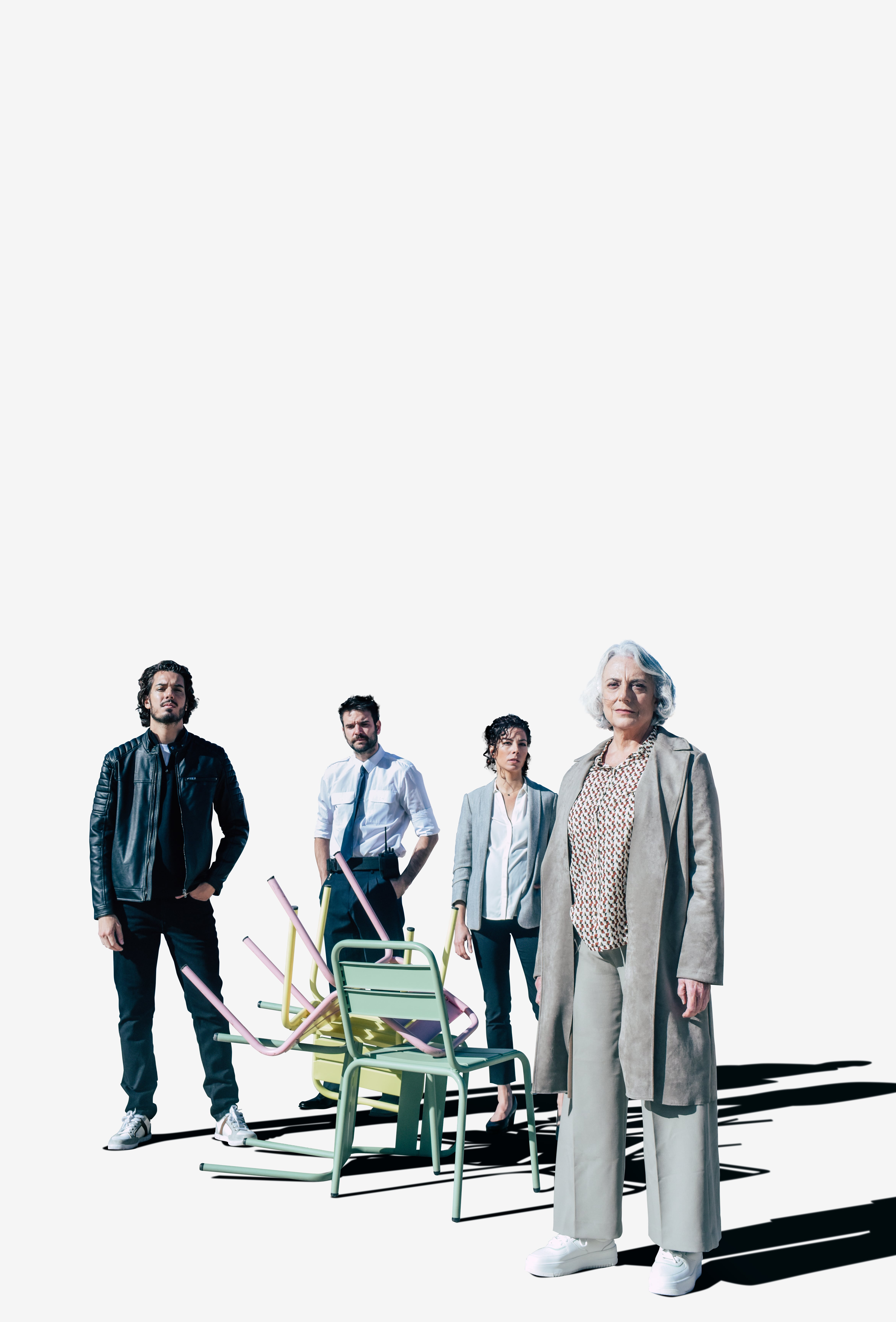 Lola Casamayor, Santi Marín, Paula Blanco y Jon Arias en &#039;La habitación blanca&#039;