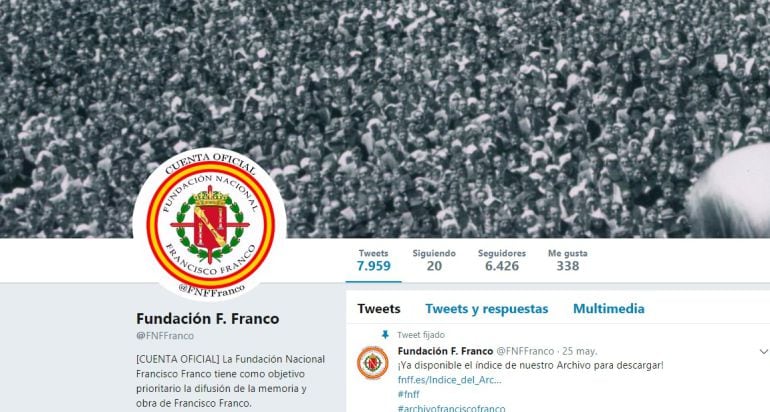 Cuenta de la Fundación Francisco Franco.