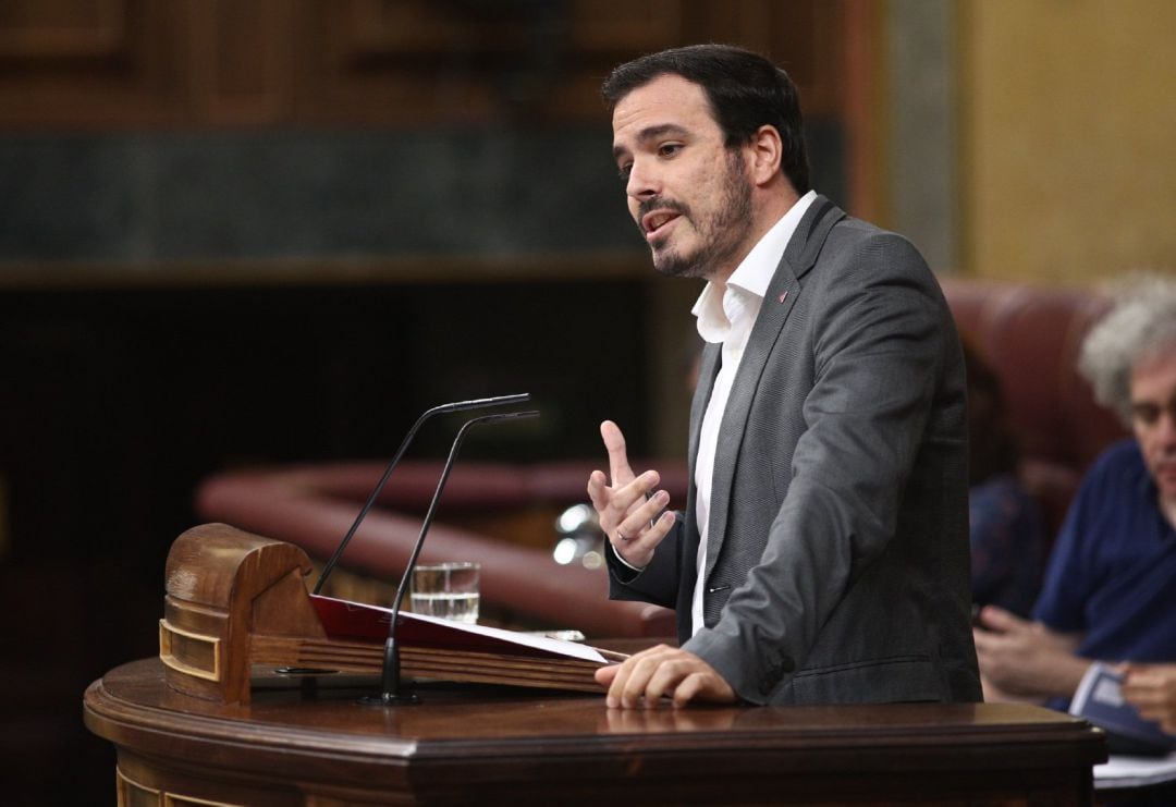 Alberto Garzón interviene en el Congreso