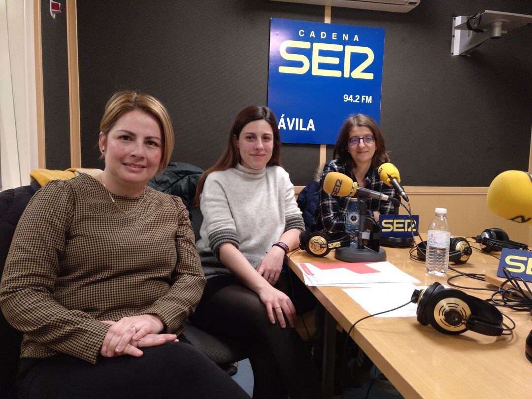 Norma Arango, Estefanía Garrido e Irene Sanz (De Izq. a der)