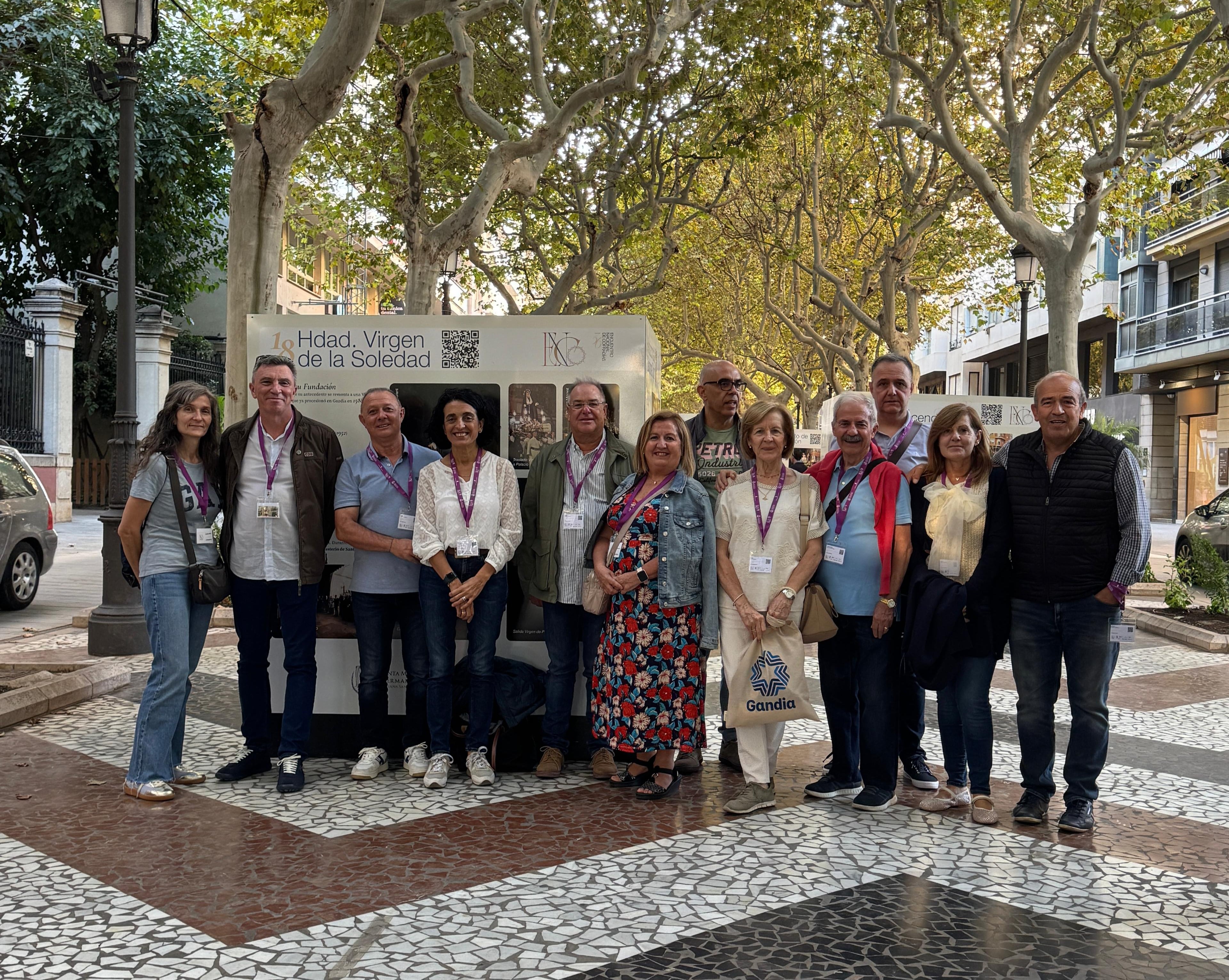 La Semana Santa de Barbastro presente en el 36.º Encuentro Nacional de Cofradías en Gandia.