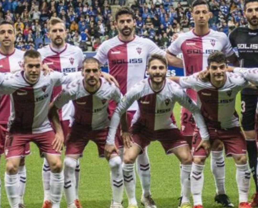 Uno de los onces del Albacete esta temporada