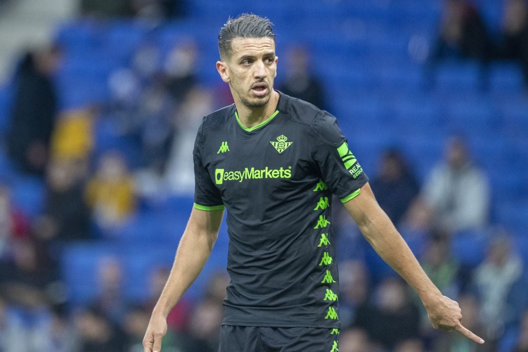 Zou Feddal, en el transcurso de un partido contra el RCD Espanyol. 