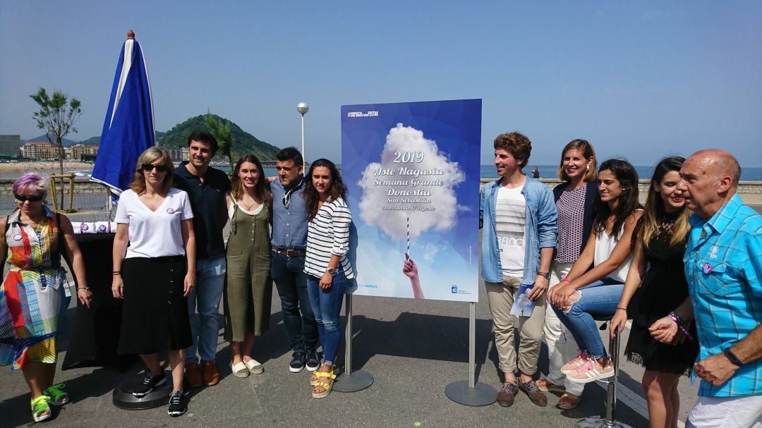 Presentación del programa de fiestas de la Semana Grande de San Sebastián. 