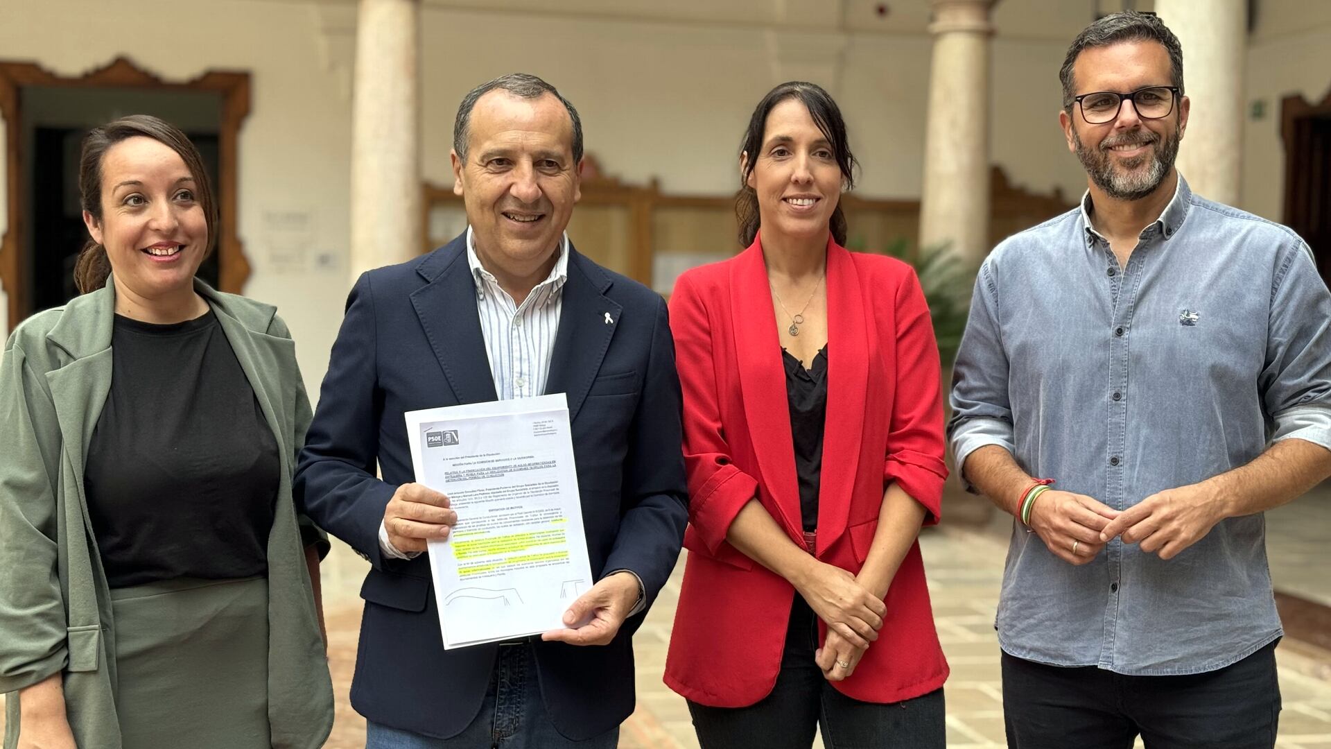 Concejales del PSOE de Antequera anuncian una moción que su partido llevará a la Diputación de Málaga