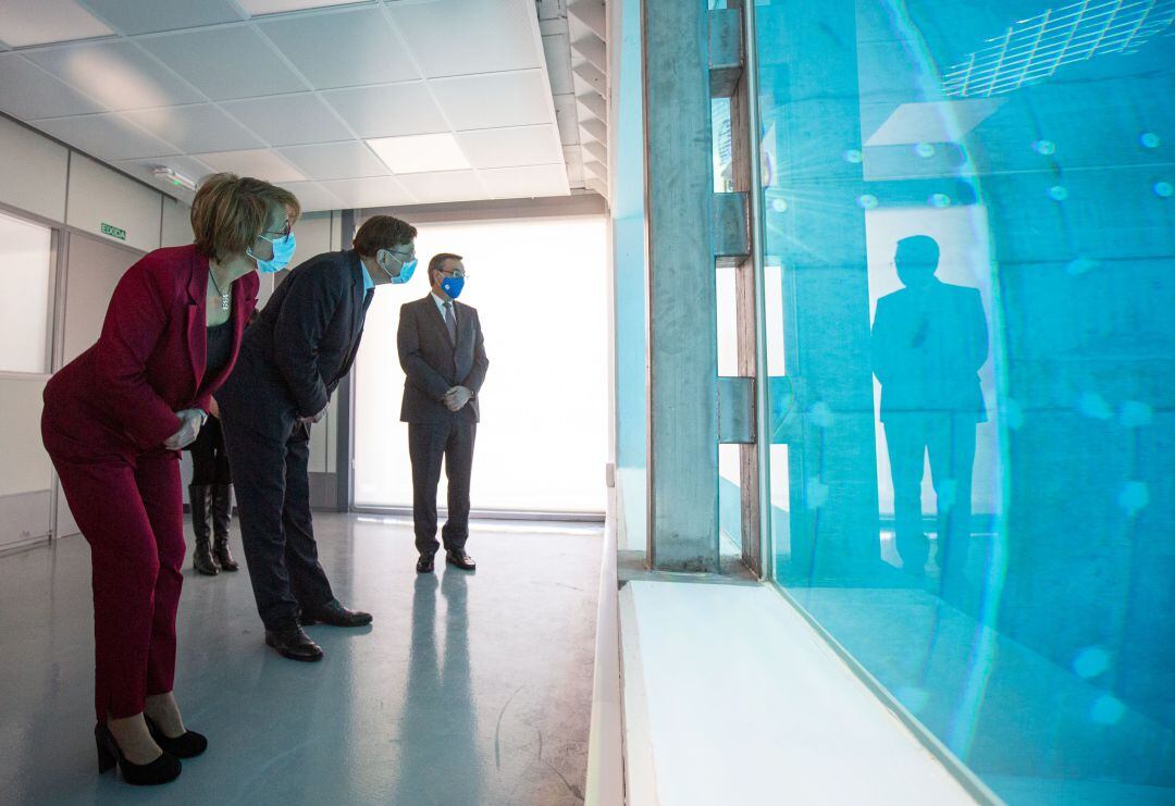 Inauguración del primer Centro de Investigación en Robótica y Tecnologías Subacuáticas (Cirtesu) de la Comunidad Valenciana que está en la UJI