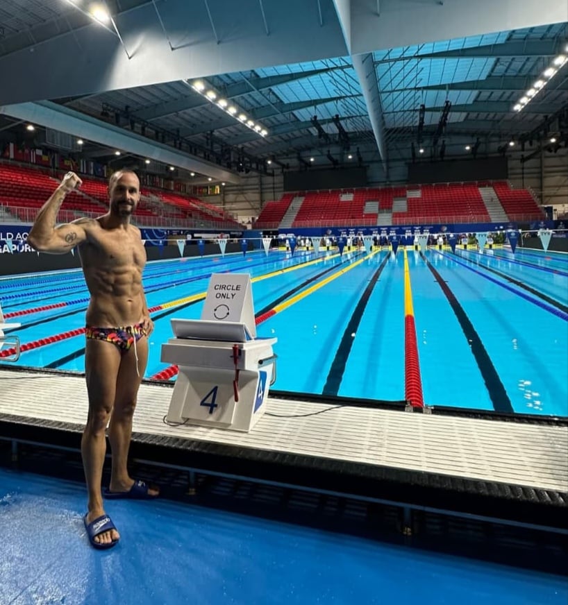 Boris Pallarés, nadador del Jerez Máster