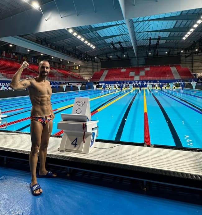 Boris Pallarés, nadador del Jerez Máster