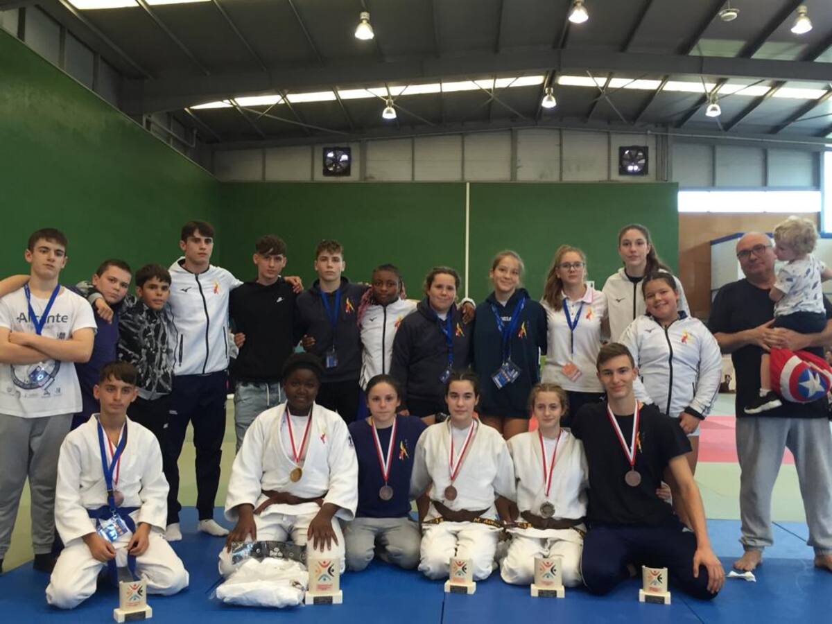 El Club de Judo Binéfar logra 6 medallas en la II Copa de Suances