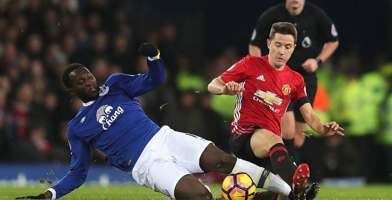 Lukaku, durante un partido frente al que será su nuevo equipo