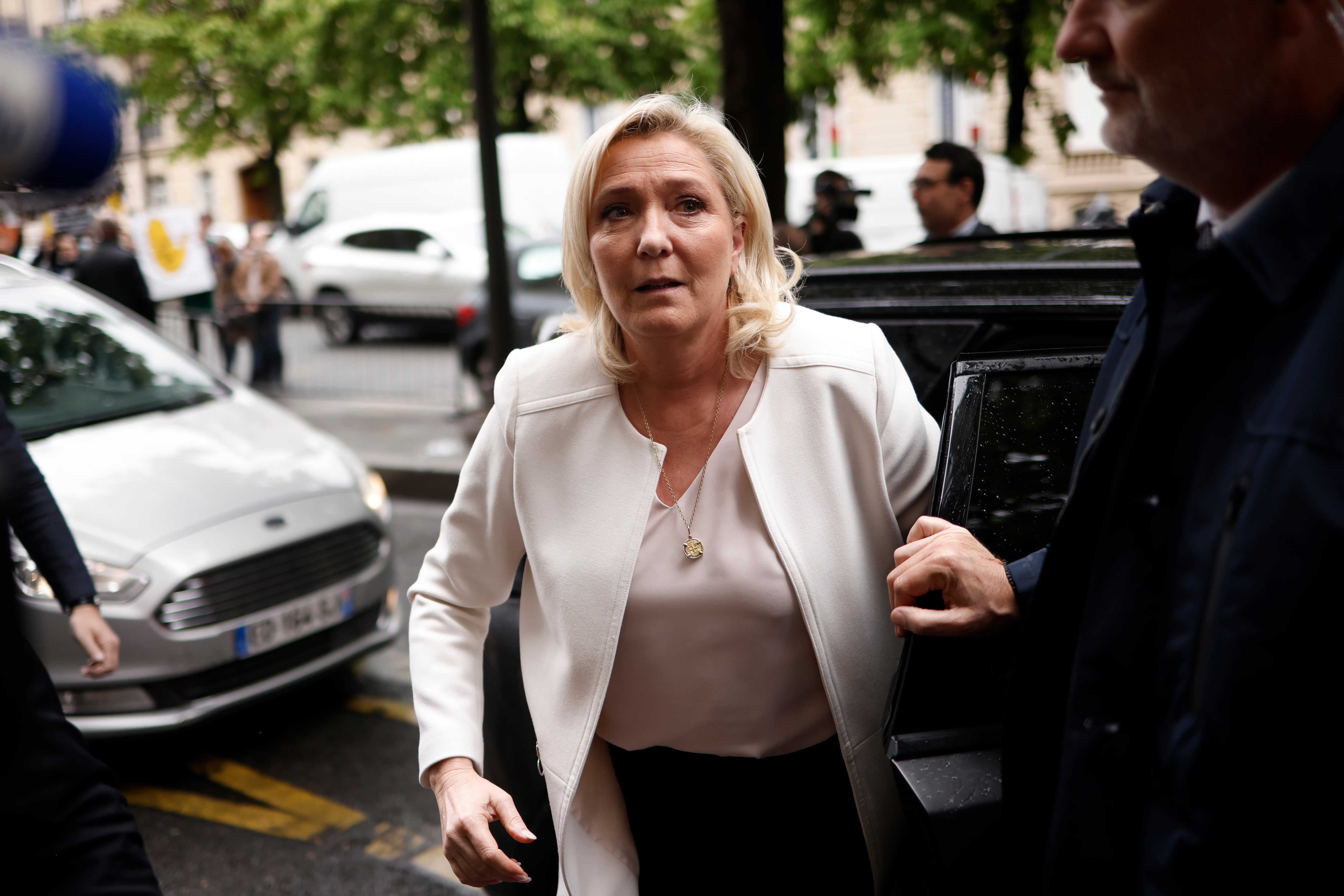 Imagen de la candidata ultraderechista a la presidencia de Francia, Marine Le Pen