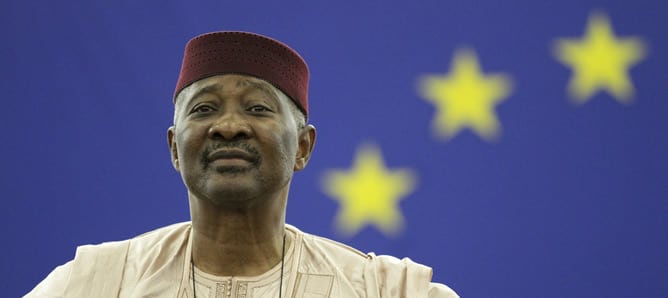 El presidente de Mali, Amadou Toumani Touré, en una foto de archivo en el parlamento europeo en Estrasburgo