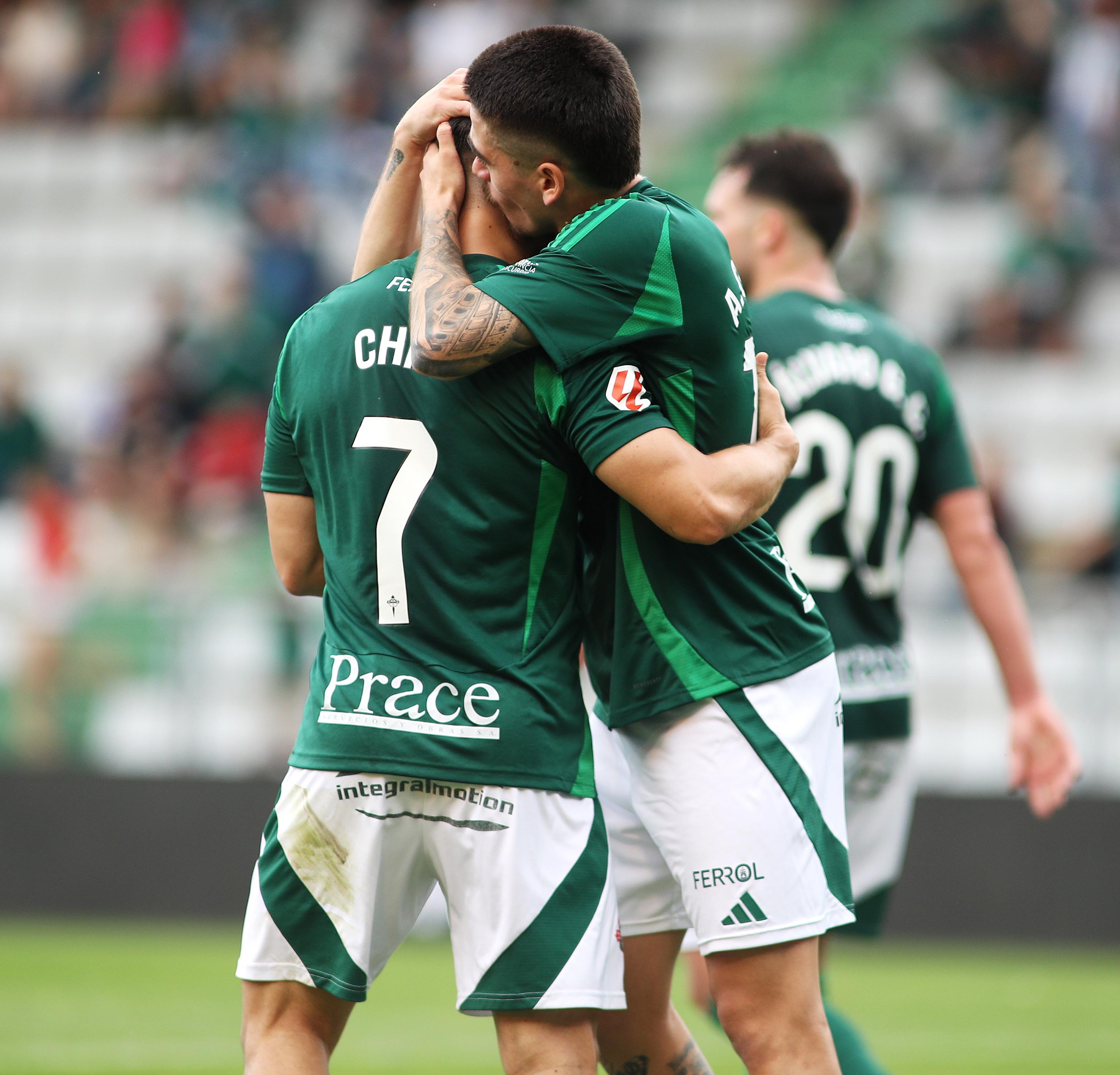 Imagen del Racing-Cádiz en A Malata (foto: Mariño / Cadena SER)