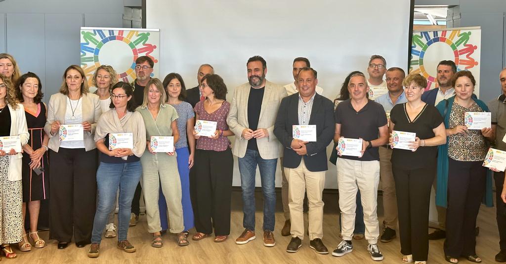 Momento de la entrega de premios