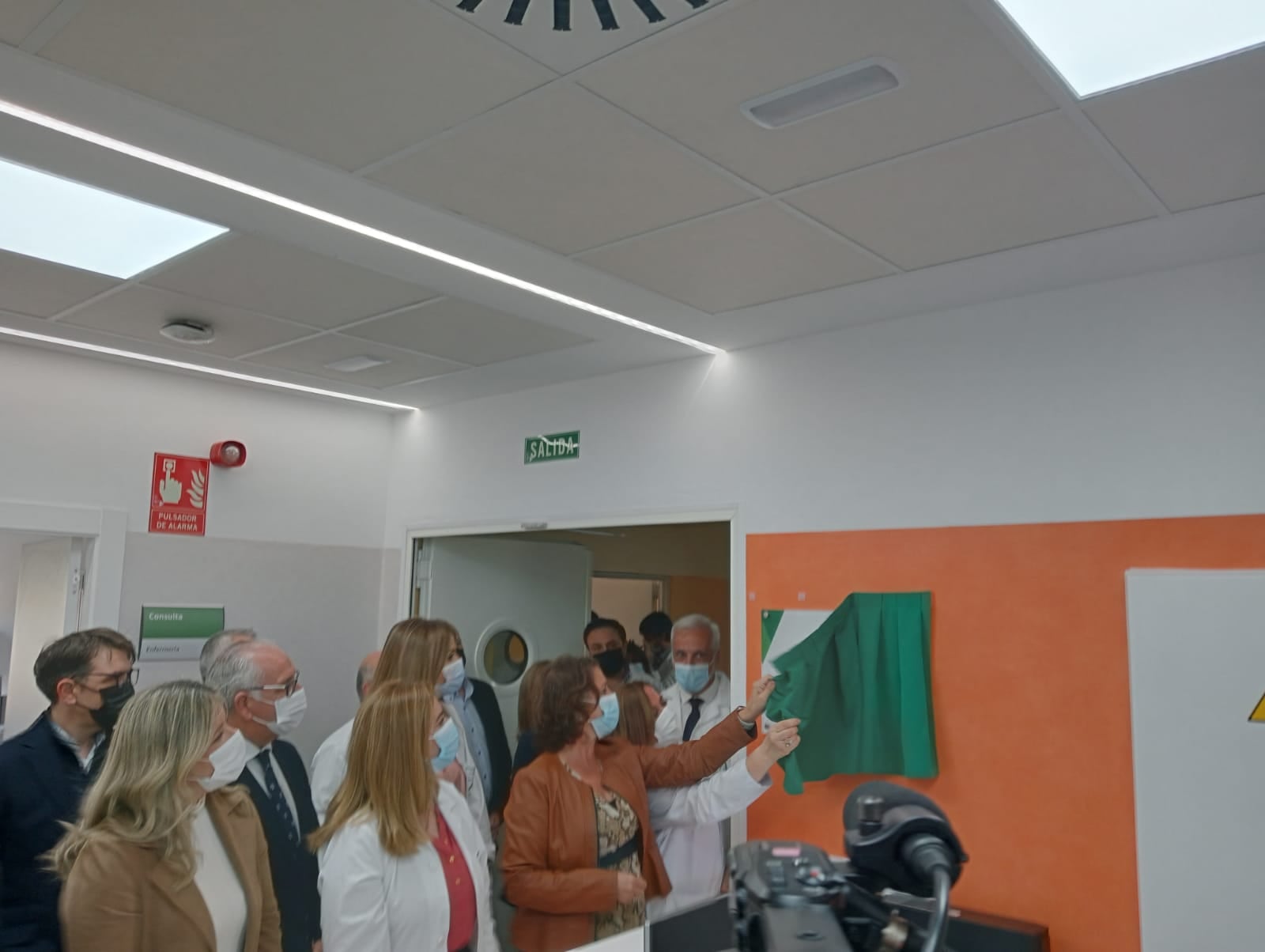 Visita de la consejera de Salud y Familias a San Agustín.