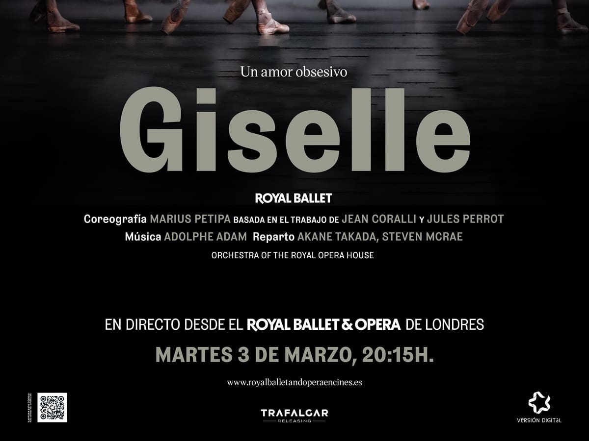 Giselle, el ballet romántico por excelencia, llega en directo a Castelló y Vila-real desde Londres
