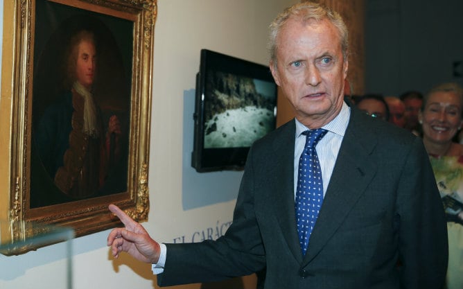 El ministro de Defensa, Pedro Morenés, durante la inauguración en el Museo Naval de Madrid